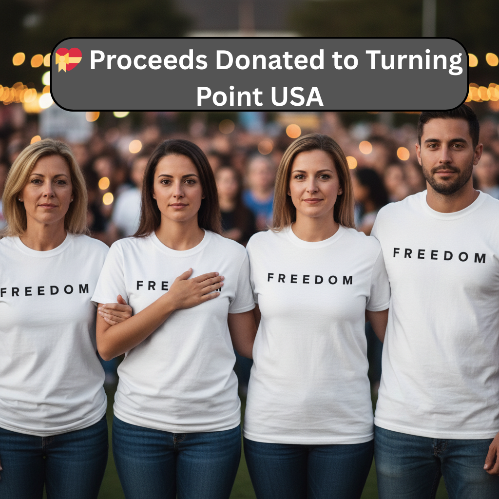 Freedom - Charlie Kirk T-shirt