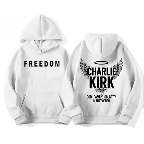 Freedom - Charlie Kirk Hoodie