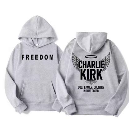 Freedom - Charlie Kirk Hoodie