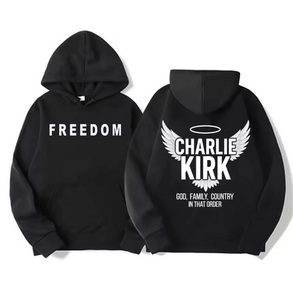 Freedom - Charlie Kirk Hoodie